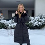 Glint kabát fekete – Innova Fashion